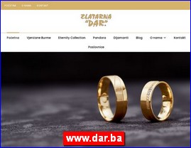 Zlatare, zlato, zlatarstvo, nakit, satovi, www.dar.ba