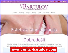 Stomatološke ordinacije, stomatolozi, zubari, www.dental-bartulov.com