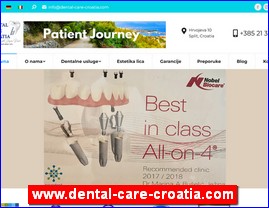 Stomatološke ordinacije, stomatolozi, zubari, www.dental-care-croatia.com