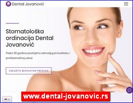 Stomatološke ordinacije, stomatolozi, zubari, www.dental-jovanovic.rs