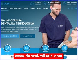 Stomatološke ordinacije, stomatolozi, zubari, www.dental-miletic.com
