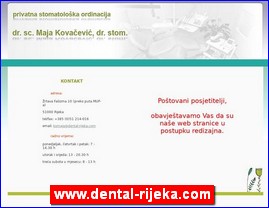Stomatološke ordinacije, stomatolozi, zubari, www.dental-rijeka.com