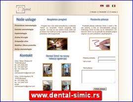 Stomatološke ordinacije, stomatolozi, zubari, www.dental-simic.rs