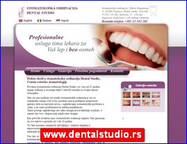 Stomatološke ordinacije, stomatolozi, zubari, www.dentalstudio.rs