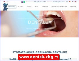 Stomatološke ordinacije, stomatolozi, zubari, www.dentaluxbg.rs
