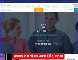 Stomatološke ordinacije, stomatolozi, zubari, www.dentex-croatia.com