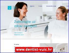 Stomatološke ordinacije, stomatolozi, zubari, www.dentist-vuic.hr