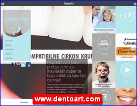Stomatološke ordinacije, stomatolozi, zubari, www.dentoart.com
