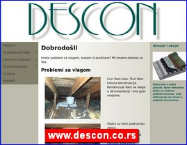 Arhitektura, projektovanje, www.descon.co.rs
