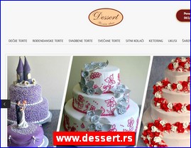 Konditorski proizvodi, keks, čokolade, bombone, torte, sladoledi, poslastičarnice, www.dessert.rs