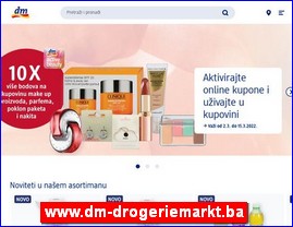 Higijenska oprema, www.dm-drogeriemarkt.ba