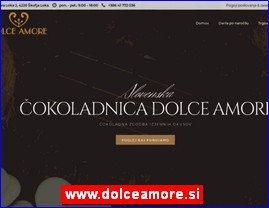 Konditorski proizvodi, keks, čokolade, bombone, torte, sladoledi, poslastičarnice, www.dolceamore.si