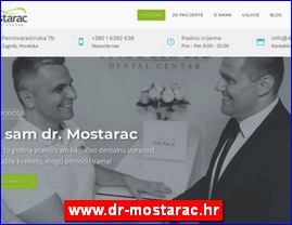 Stomatološke ordinacije, stomatolozi, zubari, www.dr-mostarac.hr