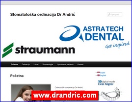 Stomatološke ordinacije, stomatolozi, zubari, www.drandric.com