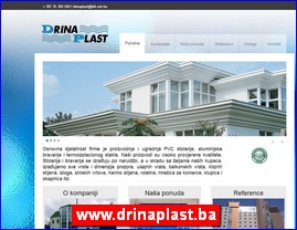 PVC, aluminijumska stolarija, www.drinaplast.ba
