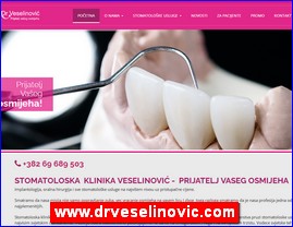 Stomatološke ordinacije, stomatolozi, zubari, www.drveselinovic.com