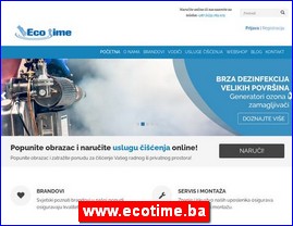 Higijenska oprema, www.ecotime.ba