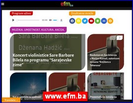 Radio stanice, www.efm.ba