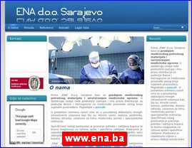 Medicinski aparati, uređaji, pomagala, medicinski materijal, oprema, www.ena.ba