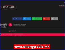 Radio stanice, www.energyradio.mk