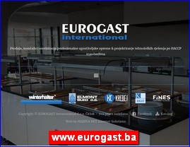 Ugostiteljska oprema, oprema za restorane, posuđe, www.eurogast.ba
