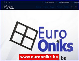 PVC, aluminijumska stolarija, www.eurooniks.ba