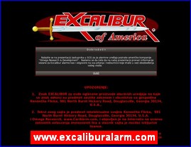 Alarmi, obezbedjenje, www.excaliburalarm.com