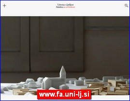 Arhitektura, projektovanje, www.fa.uni-lj.si