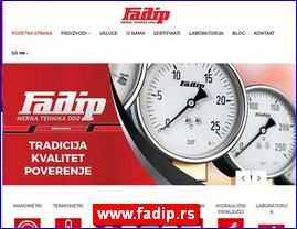 Sanitarije, vodooprema, www.fadip.rs