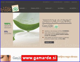 Kozmetika, kozmetički proizvodi, www.gamarde.si