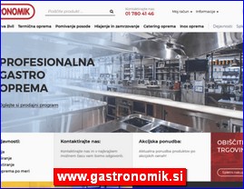Ugostiteljska oprema, oprema za restorane, posuđe, www.gastronomik.si