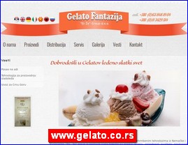 Konditorski proizvodi, keks, čokolade, bombone, torte, sladoledi, poslastičarnice, www.gelato.co.rs