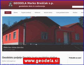 Arhitektura, projektovanje, www.geodela.si