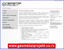 Arhitektura, projektovanje, www.geometarprojekt.co.rs