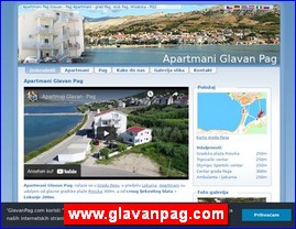 Hoteli, smeštaj, Hrvatska, www.glavanpag.com