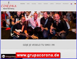 Muzičari, bendovi, folk, pop, rok, www.grupacorona.de