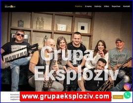 Muzičari, bendovi, folk, pop, rok, www.grupaeksploziv.com