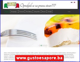 Konditorski proizvodi, keks, čokolade, bombone, torte, sladoledi, poslastičarnice, www.gustoesapore.ba