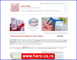 Higijenska oprema, www.hero.co.rs