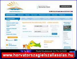 Hoteli, smeštaj, Hrvatska, www.horvatorszagielszallasolas.hu