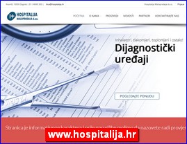 Medicinski aparati, uređaji, pomagala, medicinski materijal, oprema, www.hospitalija.hr