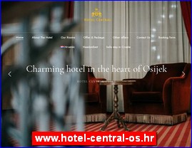 Hoteli, smeštaj, Hrvatska, www.hotel-central-os.hr