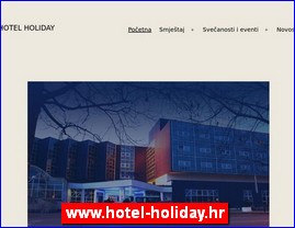 Hoteli, smeštaj, Hrvatska, www.hotel-holiday.hr