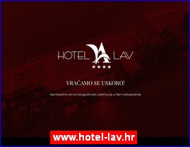 Hoteli, smeštaj, Hrvatska, www.hotel-lav.hr