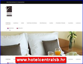 Hoteli, smeštaj, Hrvatska, www.hotelcentralsb.hr