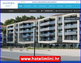 Hoteli, smeštaj, Hrvatska, www.hotelimlini.hr
