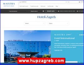 Hoteli, smeštaj, Hrvatska, www.hupzagreb.com