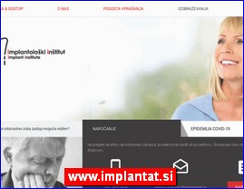 Stomatološke ordinacije, stomatolozi, zubari, www.implantat.si
