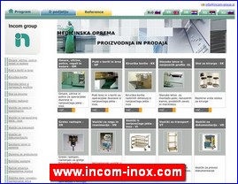 Medicinski aparati, uređaji, pomagala, medicinski materijal, oprema, www.incom-inox.com