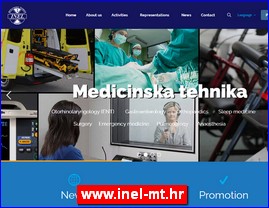 Medicinski aparati, uređaji, pomagala, medicinski materijal, oprema, www.inel-mt.hr
